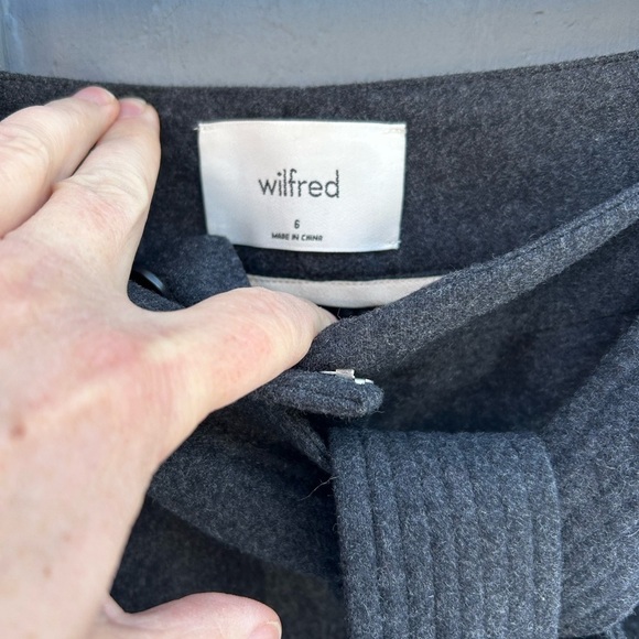 Wilfred Jallade cashmere Wool Tie Front Pant, size 6 - Picture 9 of 11